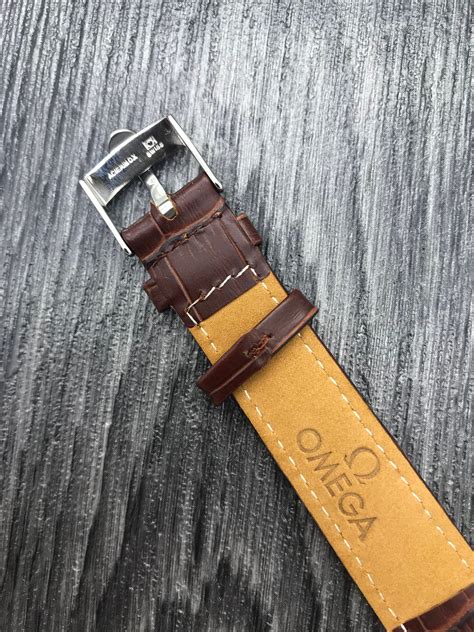 omega men's watch silver bracelet|genuine omega watch strap 18mm.